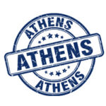 Athens city Stamp